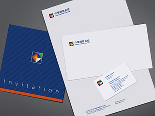 中華開發金控－名片信封信紙賀卡