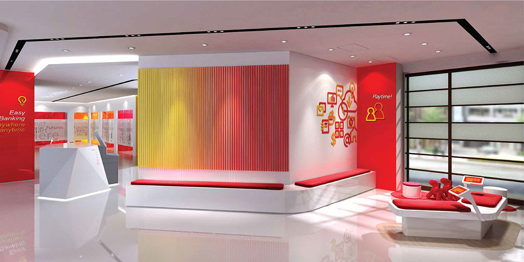 上海商銀－數位銀行－空間和室內設計3